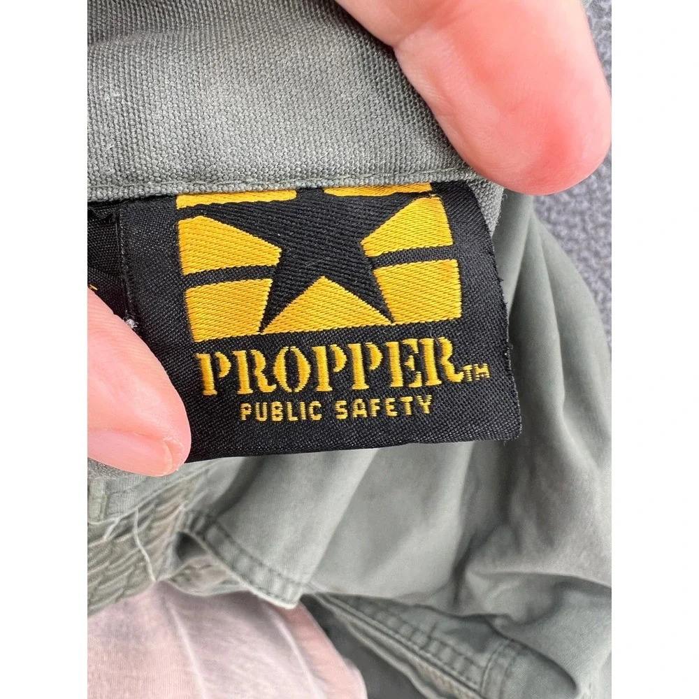 Propper Tactical Cargo Pants Mens 36x34 Olive Green Canvas Utility Trousers